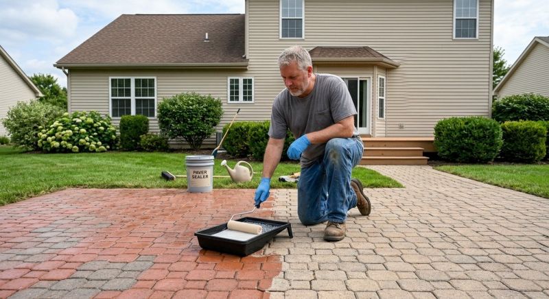 Paver Driveway Sealing in Gig Harbor, WA
