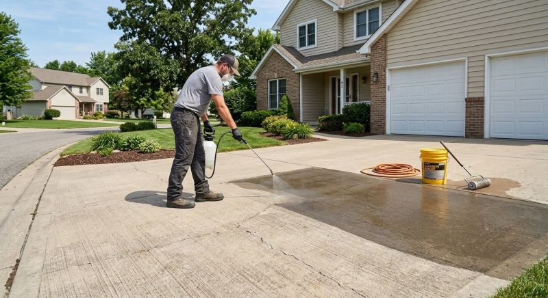 Stamped Concrete Sealing in Gig Harbor, WA
